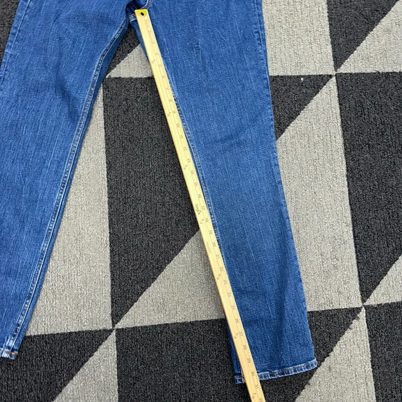 Abercrombie & Fitch Women’s Jeans Size 28 (6) Curve Blue Denim 90s Slim Straight - Picture 11 of 12